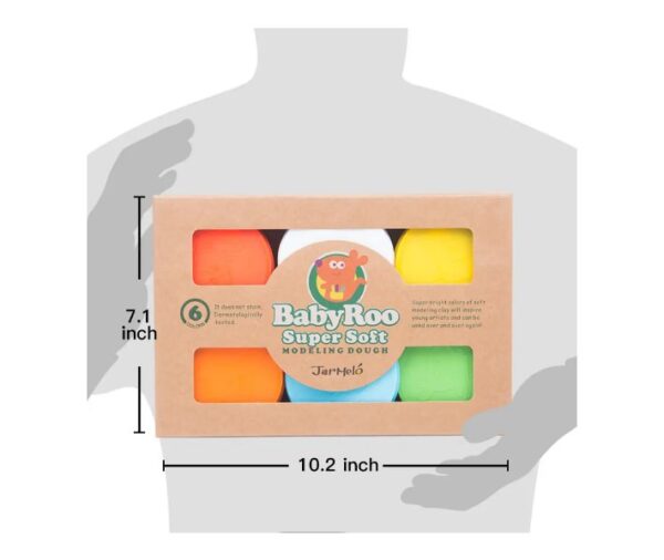 Super soft Modeling Dough - 6 colours - Image 3
