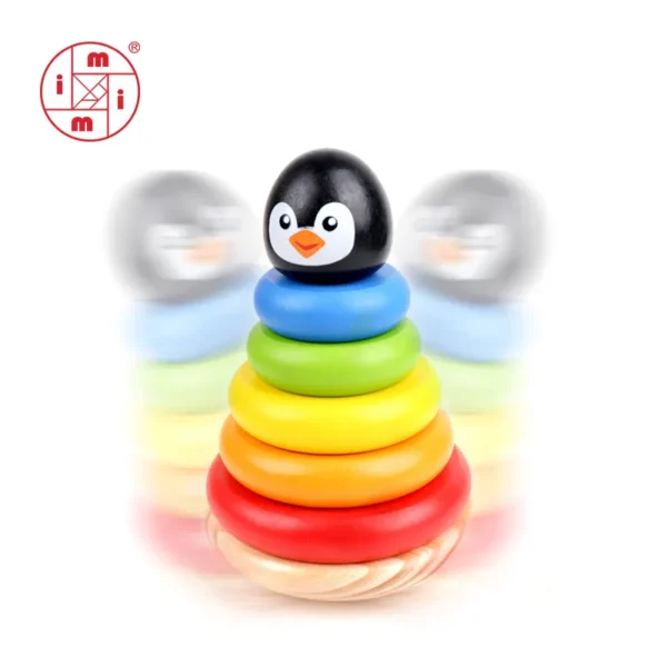 A Wooden Wobbly Penguin Tower - Image 4