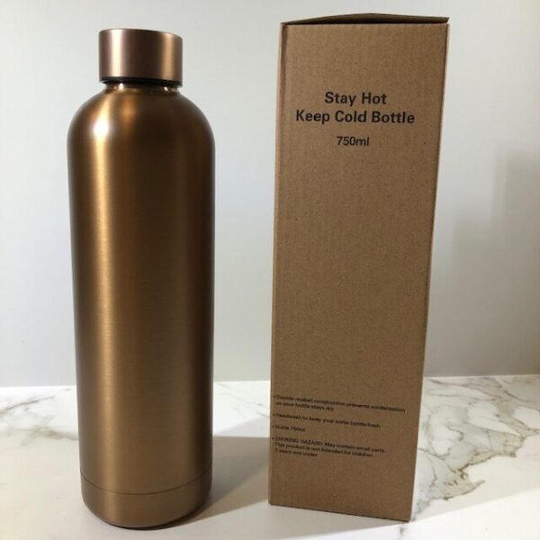 Stainless Steel 304 Vacuum double Wall Travel Water Bottle - 750ml - Image 3