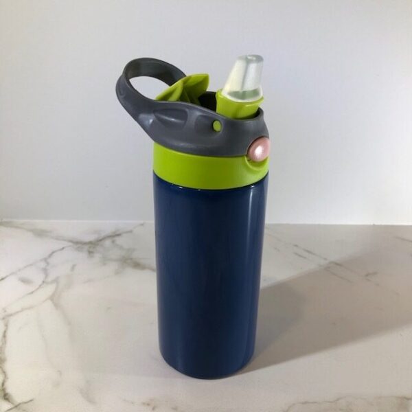 Stainless Steel 304 Vacuum double Wall Kids Flip Top Water Bottle - 12oz / 350ml - Image 2