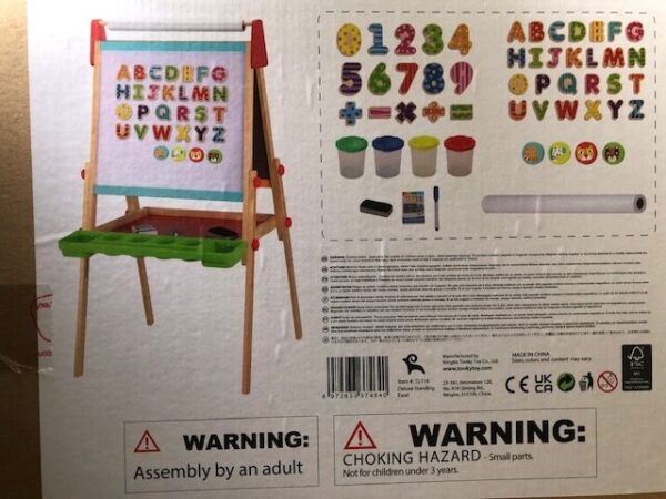 Wooden Deluxe Standing Art Easel / whiteboard chalkboard - Image 4