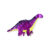 Purple Dinosaur Helium Balloon - 1 Piece