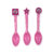 Peppa Pig Theme Recyclable Plastic Spoons - 6 pieces pack
