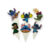 Disney Stitch Theme Recyclable Paper Cup Cake Insert - 6 pieces pack