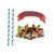 Sonic Theme Recyclable Paper Cake Insert - 1 pieces pack