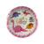 Baby Dinosaur Pink Theme round Recyclable 9" Plates - 10pieces pack