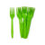 Minecraft Collection Theme Recyclable Plastic Forks - 10 pieces pack