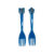 Frozen Theme Recyclable Plastic Forks - 10 pieces pack