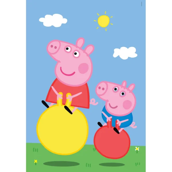 Clementoni Peppa Pig 3X48 pieces super colour puzzle 25263 - Image 4