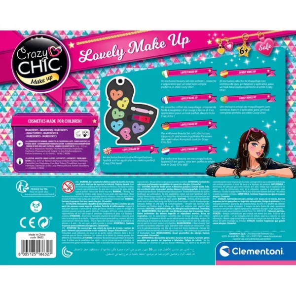 Clementoni Crazy Chic Lovely Make Up Swan pocket 18632 - Image 2
