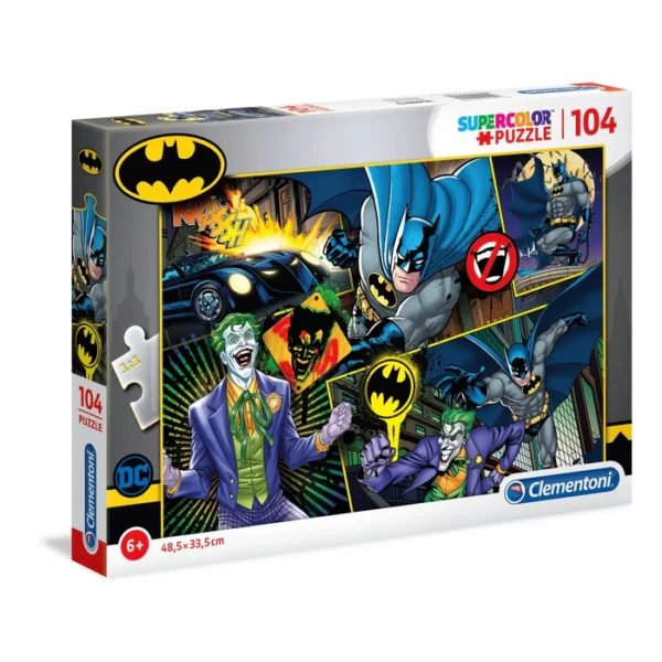 Clementoni Batman 104 pieces Jigsaw puzzle super colour 25708