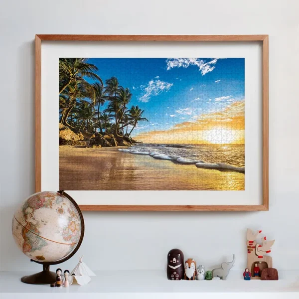 Clementoni High Quality 1500 pieces jigsaw puzzle Tropical sunrise - Image 4