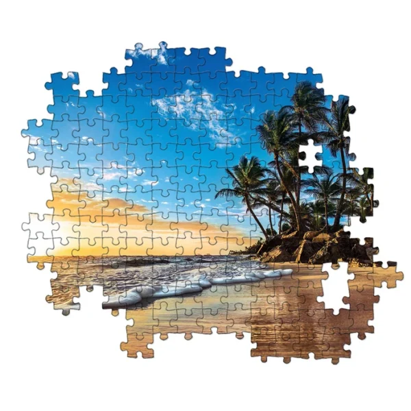 Clementoni High Quality 1500 pieces jigsaw puzzle Tropical sunrise - Image 5
