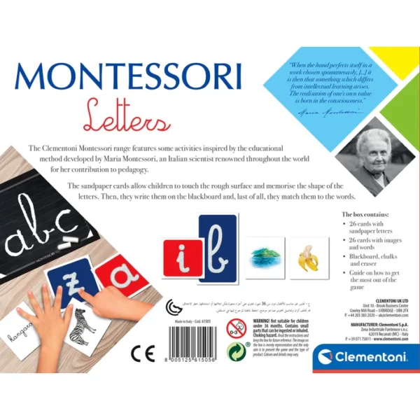 Clementoni Montessori Letters - Image 3