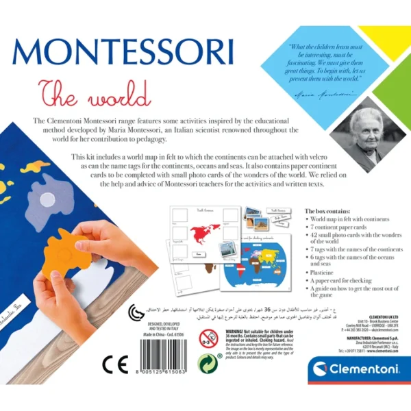Clementoni Montessori The World 61506 - Image 3