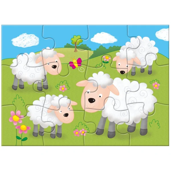 Galt 4 puzzles in a box - Farm - Image 2