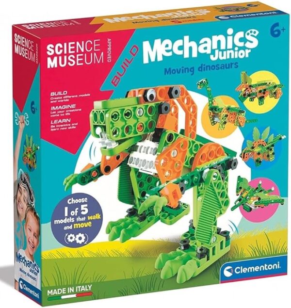 Clementoni Mechanics Maker Lab Moving Dinosaurs 75061