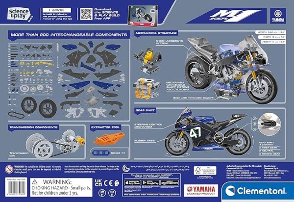 Clementoni MechanicsYamaha Motorbike 75084 - Image 3
